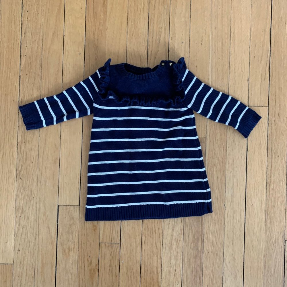 GAP striped sweater dress for baby sz 6-12M